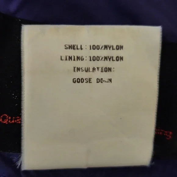 REI Vintage Goose Down Quilted Puffer Jacket Purple Size Large - Picture 9 of 13